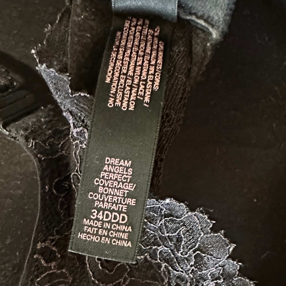 Victoria’s Secret Black Lace Bra size 34DDD - Picture 4 of 4